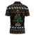 Horse Christmas Tree Christmas Design Zipper Polo Shirt Xmas Holiday Patterns - Wonder Print Shop