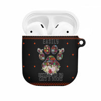 Cat And Books Christmas AirPods Case Xmas Holiday Patterns - Wonder Print Shop