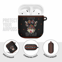 Cat And Books Christmas AirPods Case Xmas Holiday Patterns - Wonder Print Shop