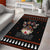 Cat And Books Christmas Area Rug Xmas Holiday Patterns - Wonder Print Shop