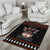 Cat And Books Christmas Area Rug Xmas Holiday Patterns - Wonder Print Shop