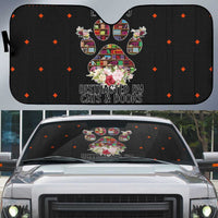 Cat And Books Christmas Auto Sun Shade Xmas Holiday Patterns - Wonder Print Shop