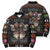 Cat And Books Christmas Bomber Puffer Jacket Xmas Holiday Patterns - Wonder Print Shop