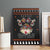 Cat And Books Christmas Canvas Wall Art Xmas Holiday Patterns - Wonder Print Shop