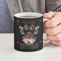 Cat And Books Christmas Ceramic Mug Xmas Holiday Patterns - Wonder Print Shop