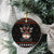 Cat And Books Christmas Ceramic Ornament Xmas Holiday Patterns - Wonder Print Shop