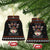 Cat And Books Christmas Ceramic Ornament Xmas Holiday Patterns - Wonder Print Shop