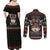 Cat And Books Christmas Couples Matching Off Shoulder Maxi Dress and Long Sleeve Button Shirt Xmas Holiday Patterns - Wonder Print Shop