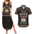 Cat And Books Christmas Couples Matching Summer Maxi Dress and Hawaiian Shirt Xmas Holiday Patterns - Wonder Print Shop