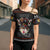 Cat And Books Christmas Cross Shoulder Shirt Xmas Holiday Patterns - Wonder Print Shop