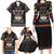 Cat And Books Christmas Family Matching Long Sleeve Bodycon Dress and Hawaiian Shirt Xmas Holiday Patterns - Wonder Print Shop