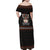Cat And Books Christmas Family Matching Off Shoulder Maxi Dress and Hawaiian Shirt Xmas Holiday Patterns - Wonder Print Shop