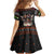 Cat And Books Christmas Family Matching Off Shoulder Short Dress and Hawaiian Shirt Xmas Holiday Patterns - Wonder Print Shop