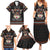 Cat And Books Christmas Family Matching Summer Maxi Dress and Hawaiian Shirt Xmas Holiday Patterns - Wonder Print Shop
