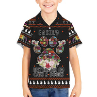 Cat And Books Christmas Hawaiian Shirt Xmas Holiday Patterns - Wonder Print Shop