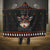 Cat And Books Christmas Hooded Blanket Xmas Holiday Patterns - Wonder Print Shop