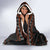 Cat And Books Christmas Hooded Blanket Xmas Holiday Patterns - Wonder Print Shop