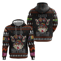 Cat And Books Christmas Hoodie Xmas Holiday Patterns - Wonder Print Shop