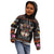 Cat And Books Christmas Kid Hoodie Xmas Holiday Patterns - Wonder Print Shop