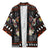 Cat And Books Christmas Kimono Xmas Holiday Patterns - Wonder Print Shop