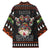 Cat And Books Christmas Kimono Xmas Holiday Patterns - Wonder Print Shop