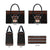 Cat And Books Christmas Leather Bag Xmas Holiday Patterns - Wonder Print Shop