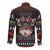 Cat And Books Christmas Long Sleeve Button Shirt Xmas Holiday Patterns - Wonder Print Shop