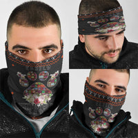 Cat And Books Christmas Neck Gaiter Xmas Holiday Patterns - Wonder Print Shop
