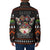 Cat And Books Christmas Padded Jacket Xmas Holiday Patterns - Wonder Print Shop