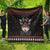 Cat And Books Christmas Quilt Xmas Holiday Patterns - Wonder Print Shop