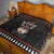 Cat And Books Christmas Quilt Xmas Holiday Patterns - Wonder Print Shop