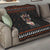 Cat And Books Christmas Quilt Xmas Holiday Patterns - Wonder Print Shop
