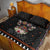 Cat And Books Christmas Quilt Bed Set Xmas Holiday Patterns - Wonder Print Shop