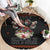 Cat And Books Christmas Round Carpet Xmas Holiday Patterns - Wonder Print Shop