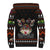 Cat And Books Christmas Sherpa Hoodie Xmas Holiday Patterns - Wonder Print Shop