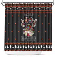 Cat And Books Christmas Shower Curtain Xmas Holiday Patterns - Wonder Print Shop