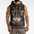 Cat And Books Christmas Sleeveless Hoodie Xmas Holiday Patterns - Wonder Print Shop