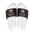 Cat And Books Christmas Slide Sandals Xmas Holiday Patterns - Wonder Print Shop