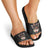 Cat And Books Christmas Slide Sandals Xmas Holiday Patterns - Wonder Print Shop