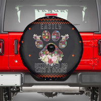 Cat And Books Christmas Spare Tire Cover Xmas Holiday Patterns - Wonder Print Shop