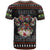 Cat And Books Christmas T Shirt Xmas Holiday Patterns - Wonder Print Shop