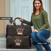 Cat And Books Christmas Travel Bag Xmas Holiday Patterns - Wonder Print Shop
