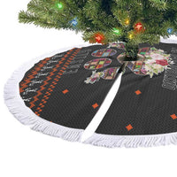 Cat And Books Christmas Tree Skirt Xmas Holiday Patterns - Wonder Print Shop