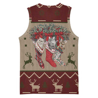 Cat And Sock Christmas Basketball Jersey Xmas Holiday Patterns - Wonder Print Shop