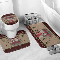 Cat And Sock Christmas Bathroom Set Xmas Holiday Patterns - Wonder Print Shop