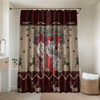 Cat And Sock Christmas Bathroom Set Xmas Holiday Patterns - Wonder Print Shop