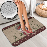 Cat And Sock Christmas Bathroom Set Xmas Holiday Patterns - Wonder Print Shop