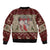 Cat And Sock Christmas Bomber Jacket Xmas Holiday Patterns - Wonder Print Shop