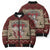Cat And Sock Christmas Bomber Puffer Jacket Xmas Holiday Patterns - Wonder Print Shop