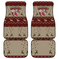 Cat And Sock Christmas Car Mats Xmas Holiday Patterns - Wonder Print Shop